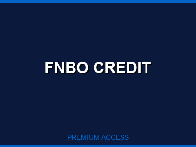 FNBO CREDIT
